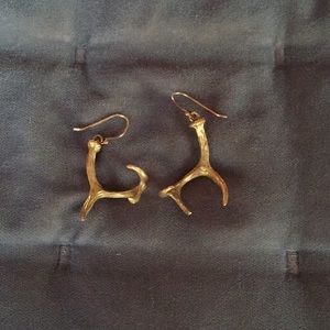 [Anthropologie] Antler Drop Earrings